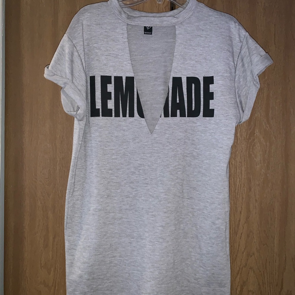 Lemonade Shirt Dress